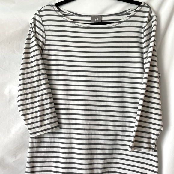 J.Jill striped nautical stripe shirt - Picture 3 of 10